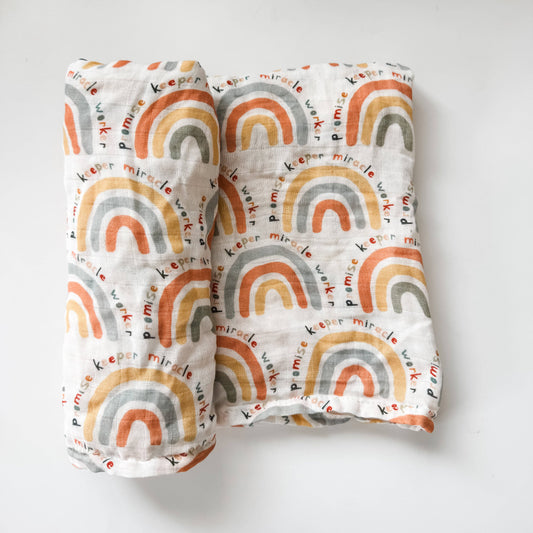 Promise Keeper Muslin Blanket Swaddle