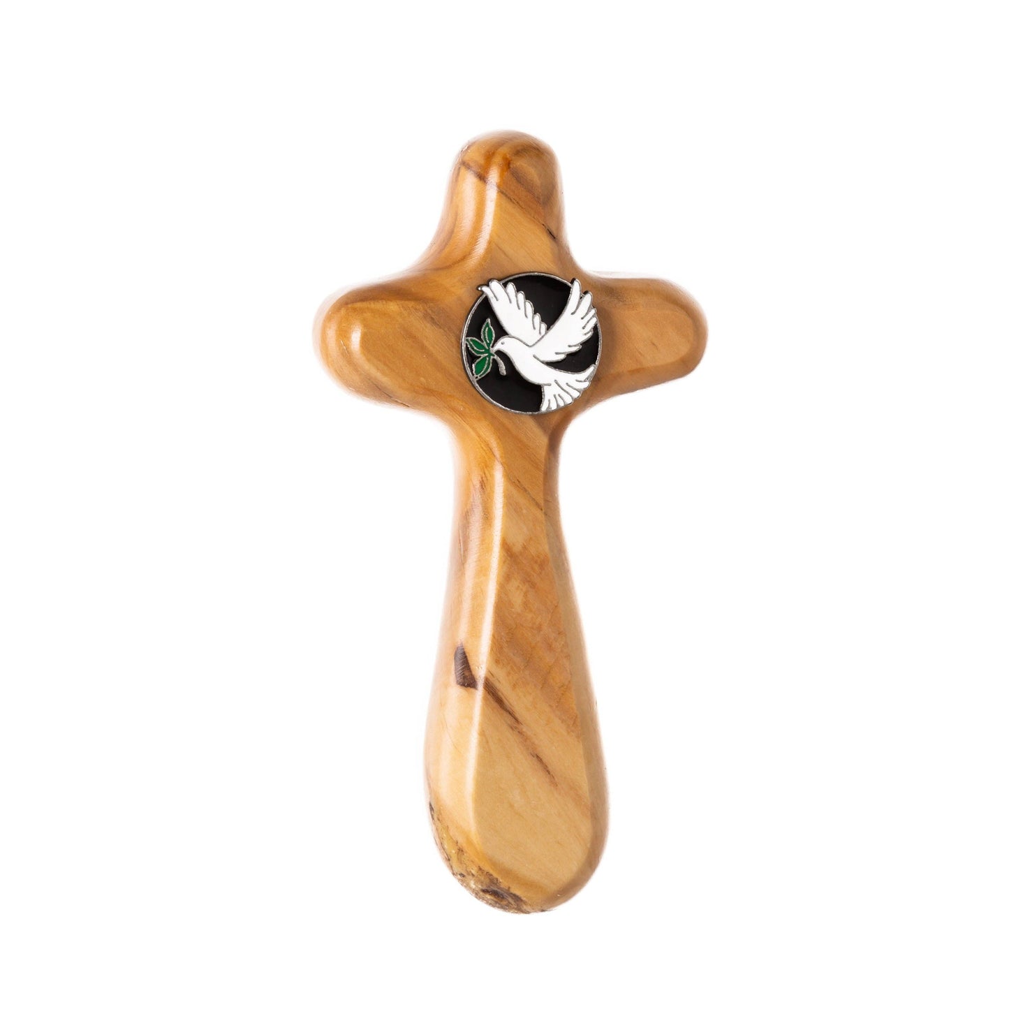 Olive Wood Peace Palm Cross