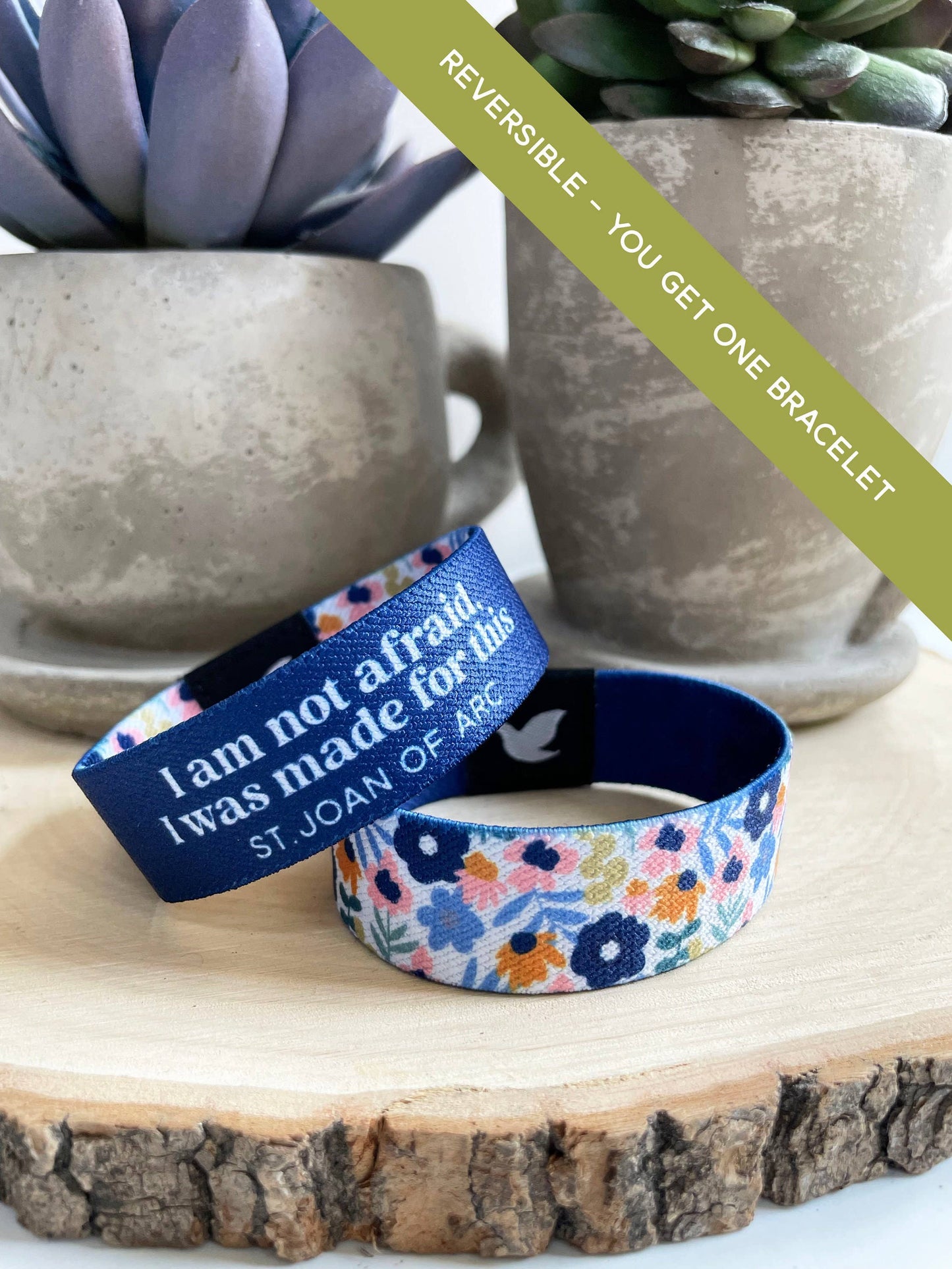 St. Joan of Arc | Reversible Elastic Bracelet