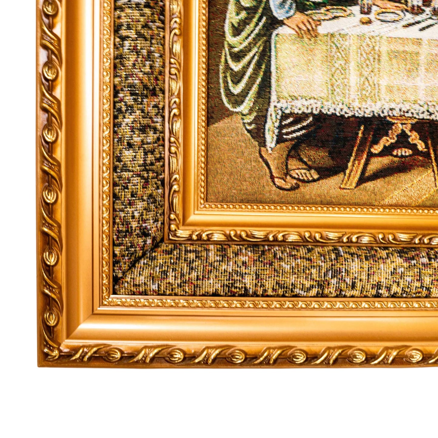 Last Supper Double Padded Framed Image   39"