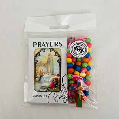 Child's Rosary KIT -PINK    (MOQ 6)