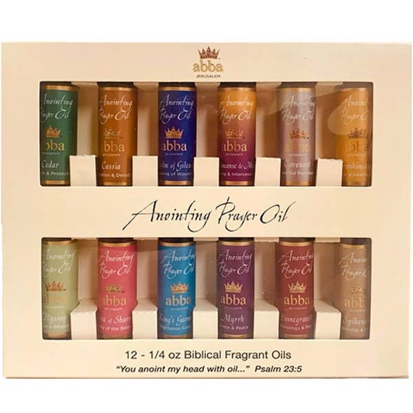 12 VARIETY 1/4 oz ANOINTING OILS