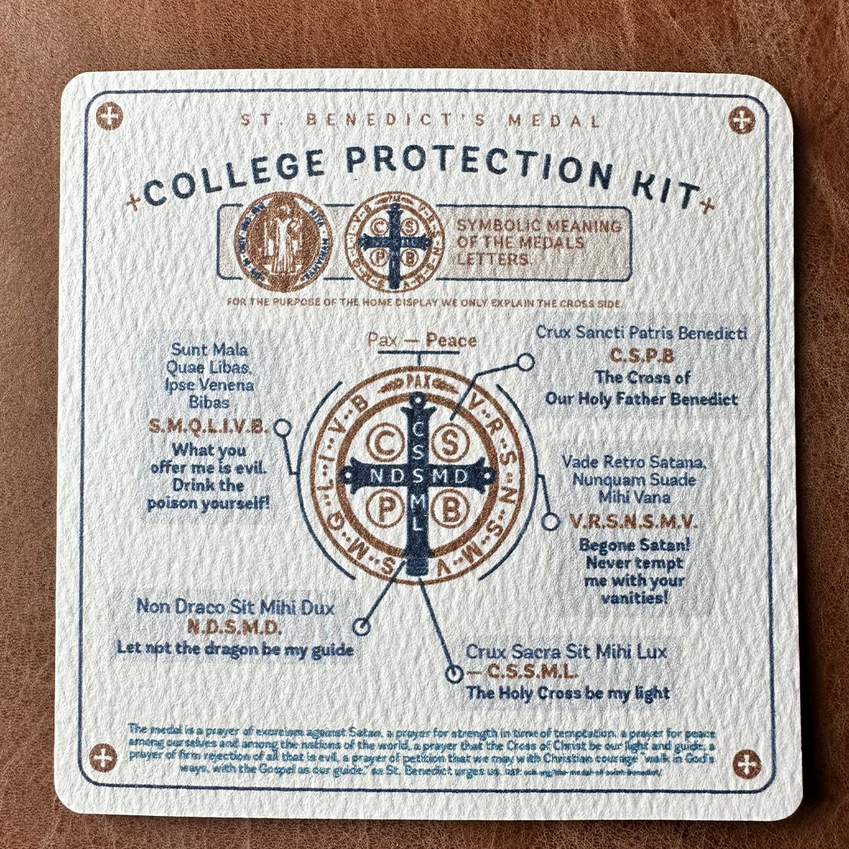 College St. Benedict Protection Kit