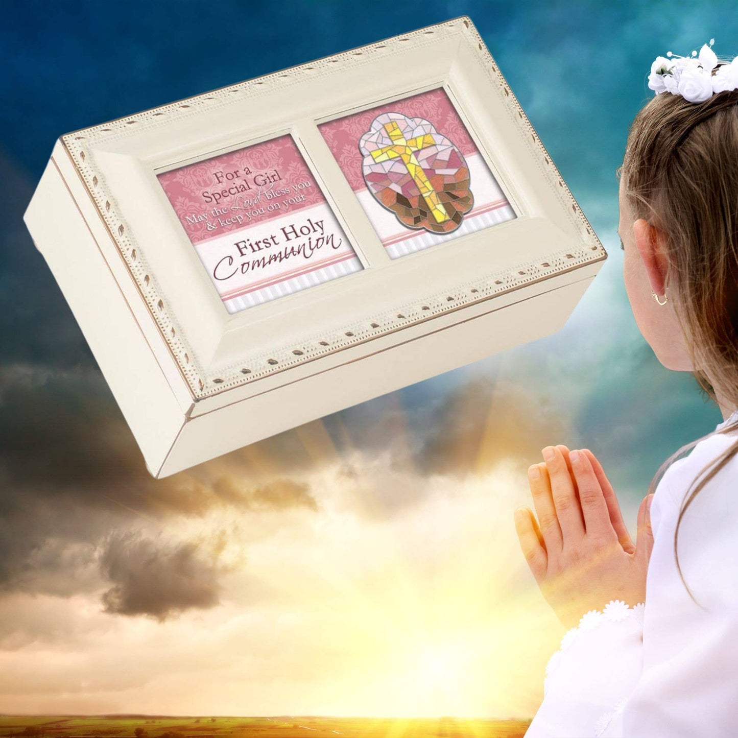 Communion Girl Music Box