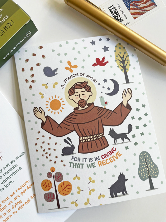 St. Francis of Assisi Greeting Card