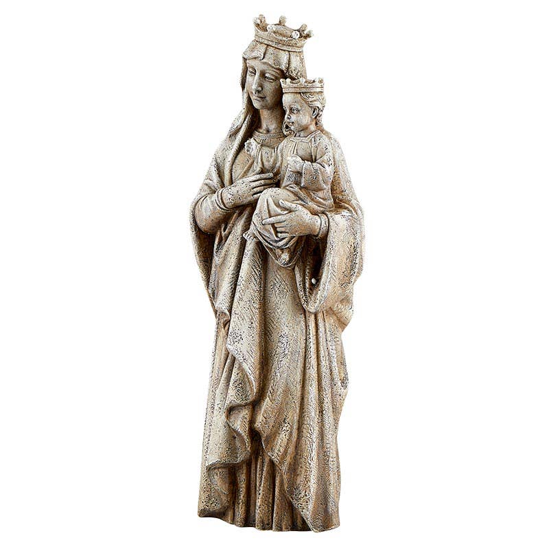 Madona and Child Statue 12"