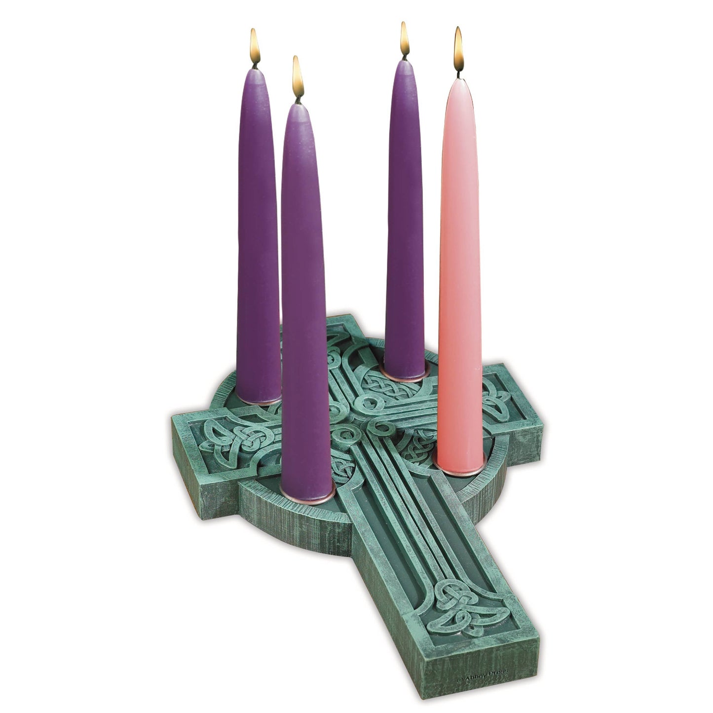 Celtic Cross Advent Candle Holder