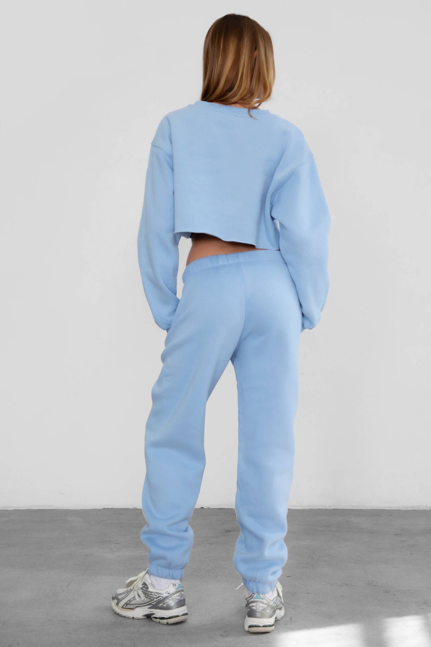 DOVE  Plush Fleece Lounge High Waist Sweatpants With Pockets