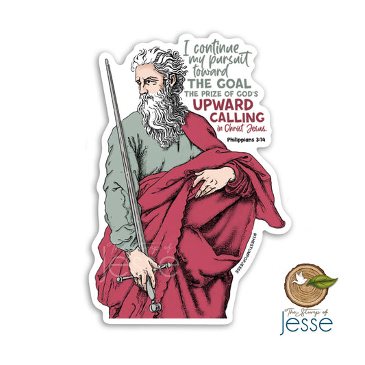 St. Paul Waterproof Vinyl Catholic Sticker