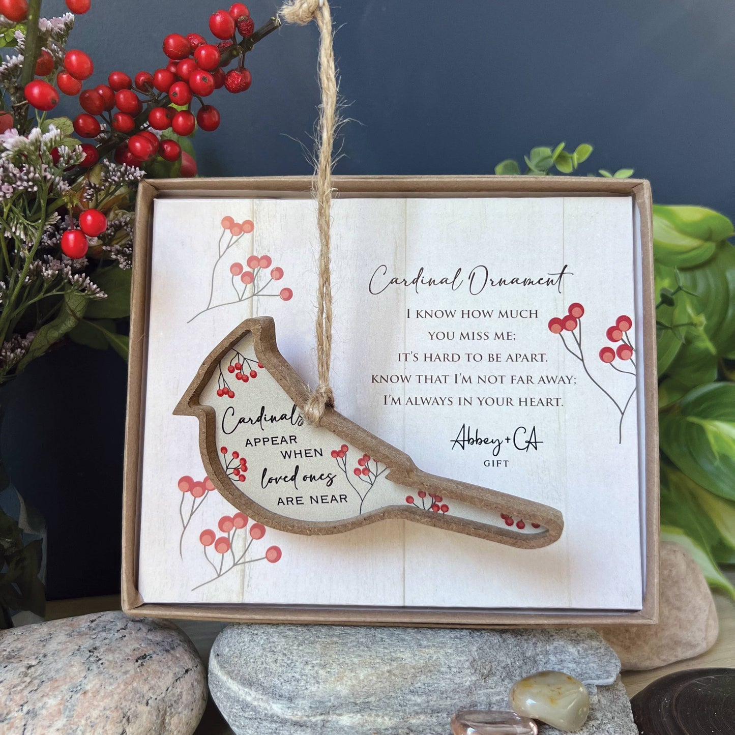Cardinals Appear Framed Ornament