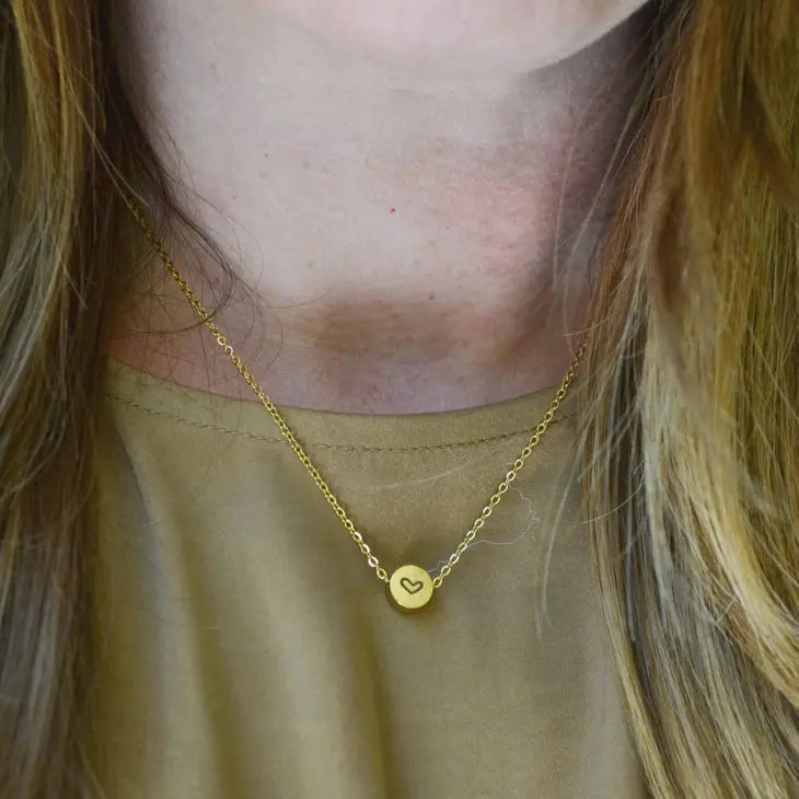 Loss & Grief Gold Heart Necklace