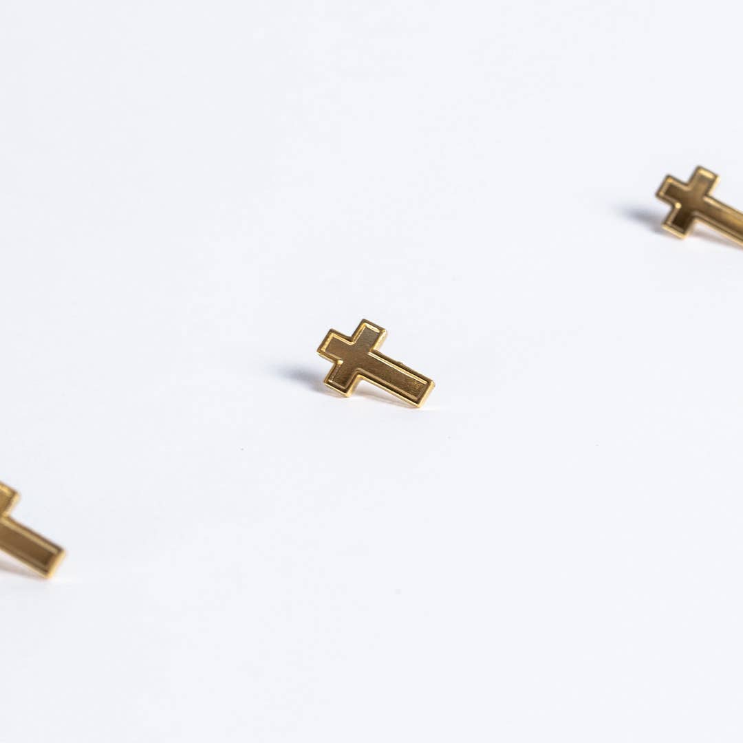 Lapel Pin Cross Cross