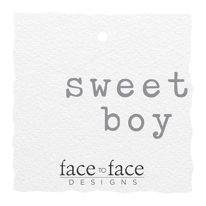 Face to Face Wood Cross - Sweet Boy