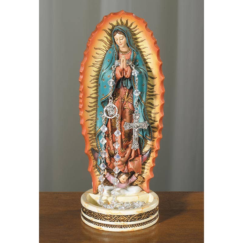 OL Guadalupe Rosary Holder