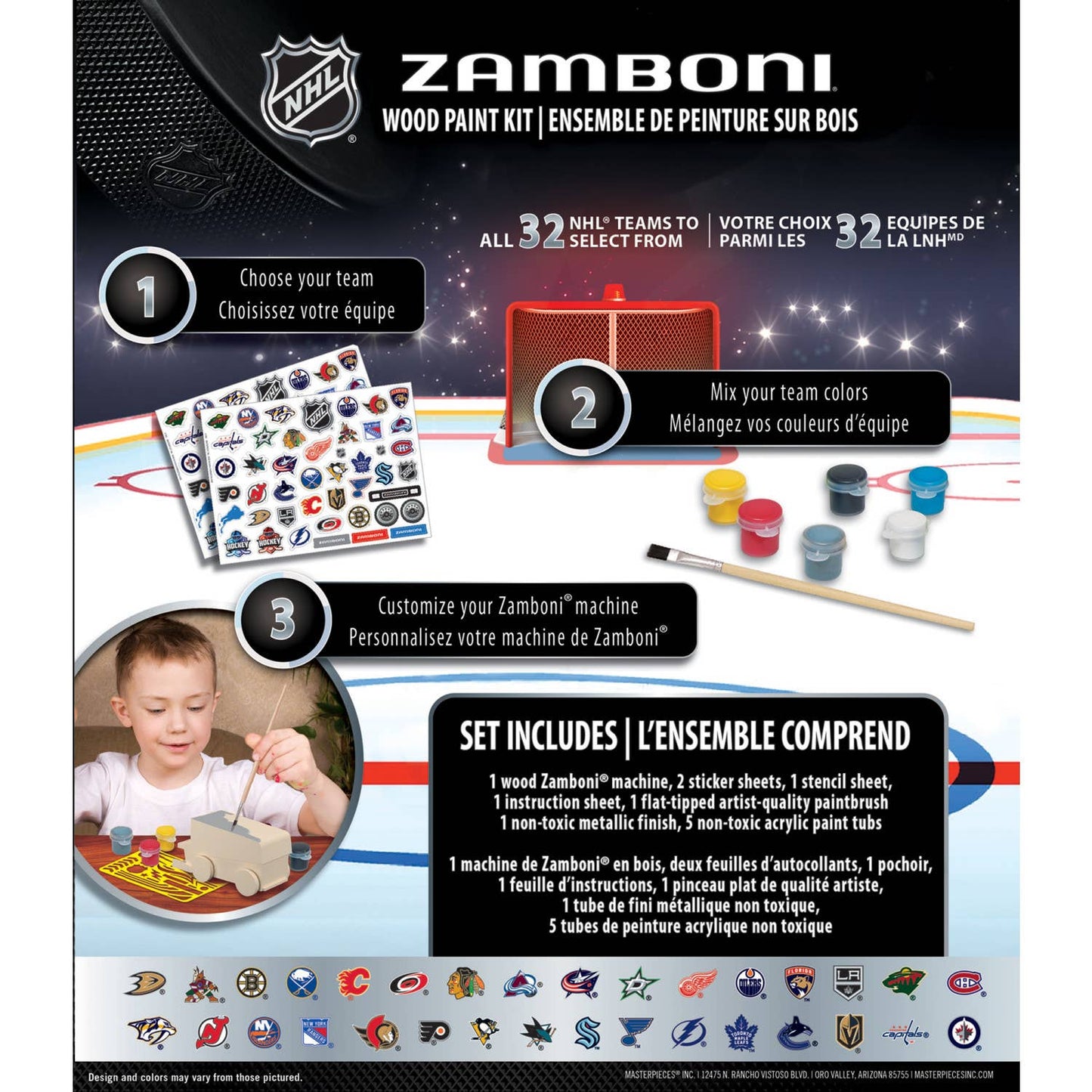 NHL - Zamboni Wood Paint Kit