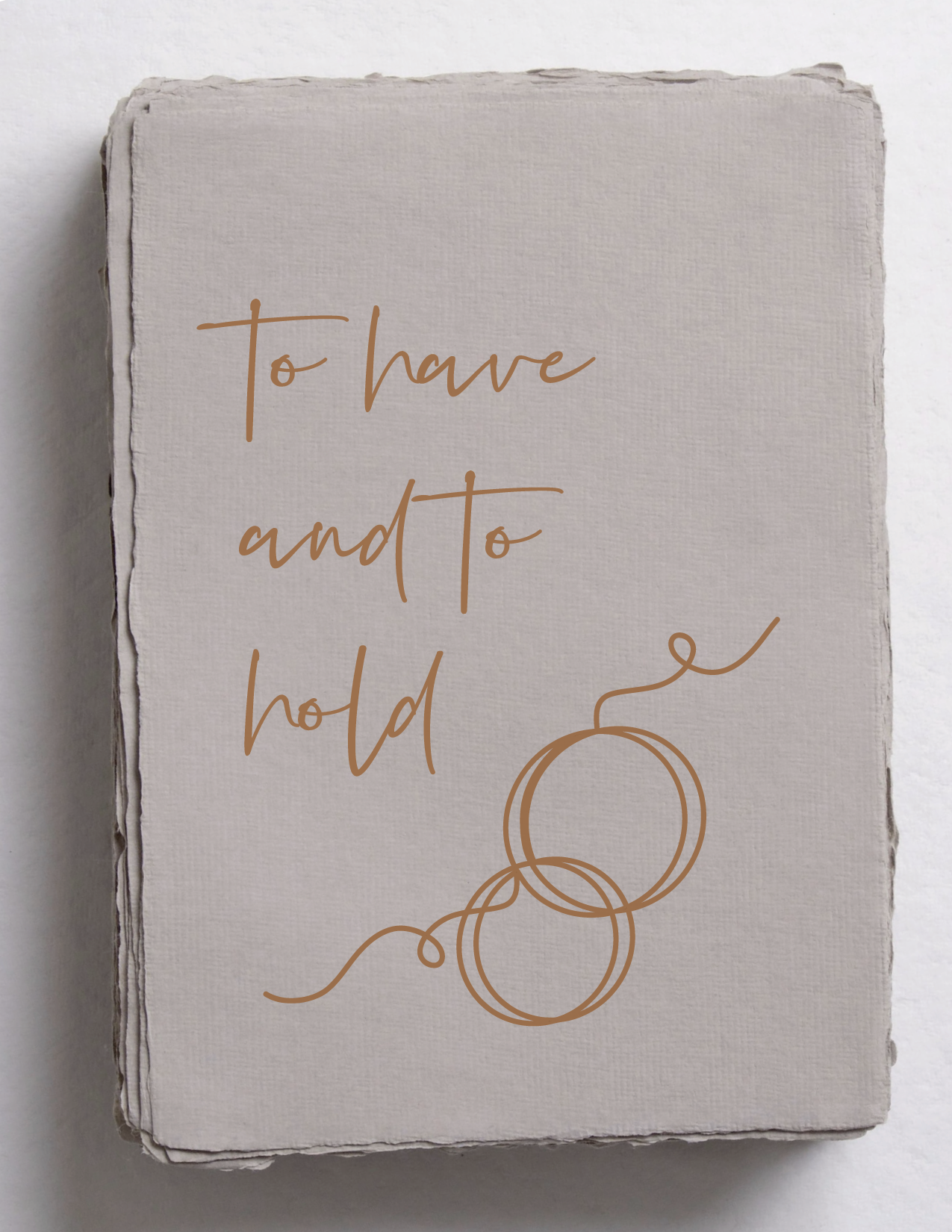 "To Have and To Hold" Greeting Card