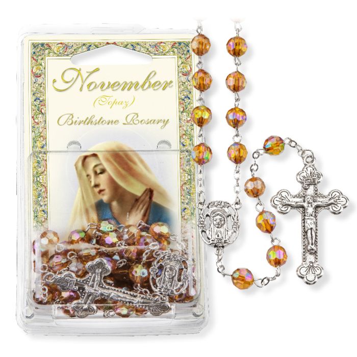 Birthstone rosary - November