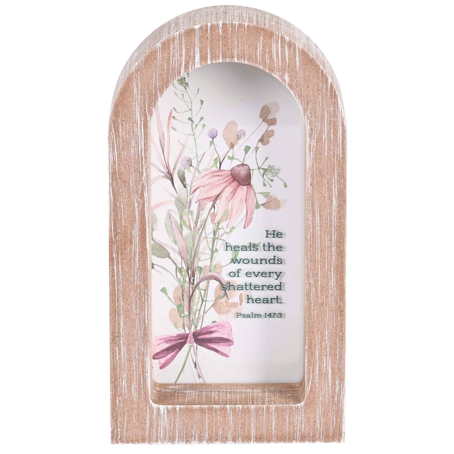 Framed Arch He Heals The Wounds 5X8