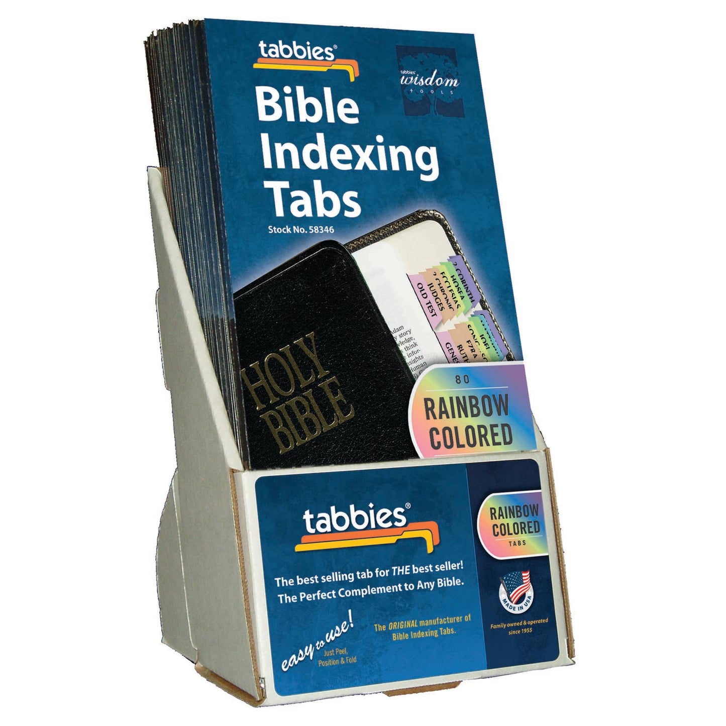 Rainbow Color Bible Indexing Tabs