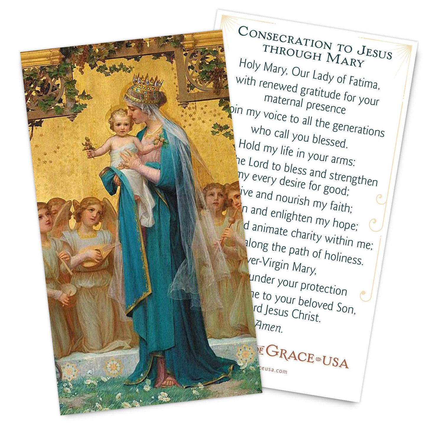 Our Lady of Fatima (Consecration) Holy Card