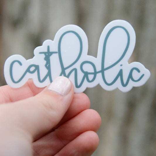 "Catholic" Vinyl Sticker