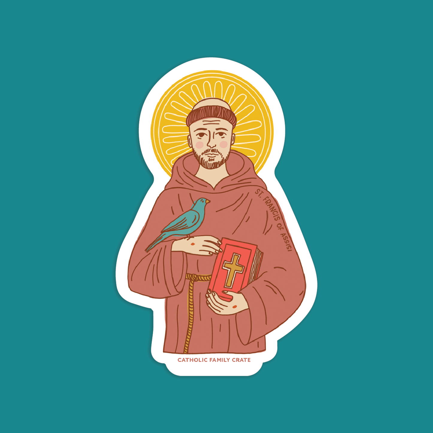 Saint Francis of Assisi Sticker