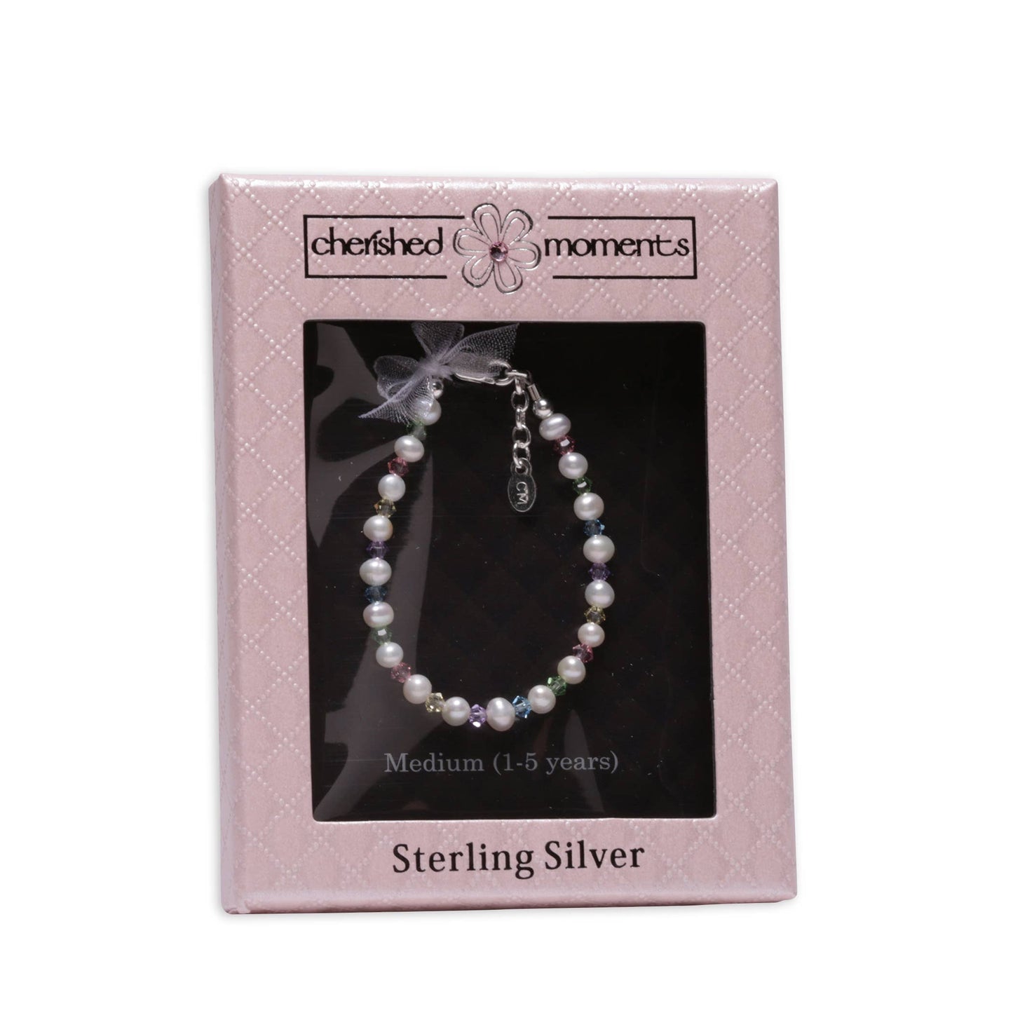 Sterling Silver Pearls Bracelet