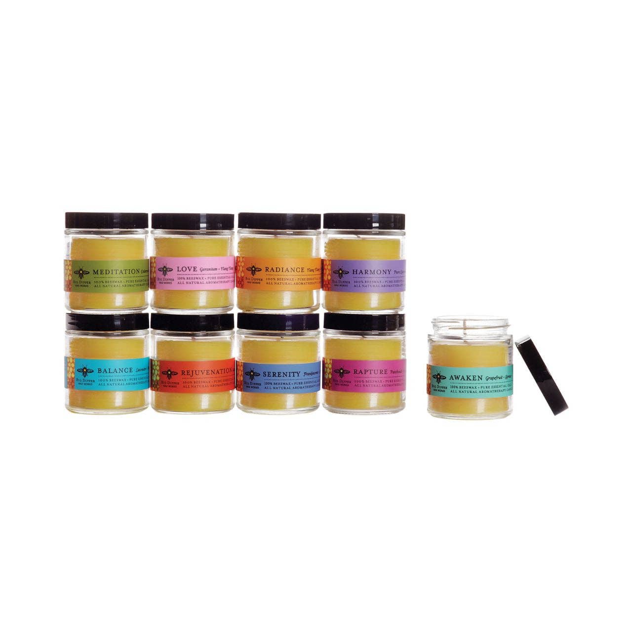 Beeswax Glass Candles 3.2 Oz