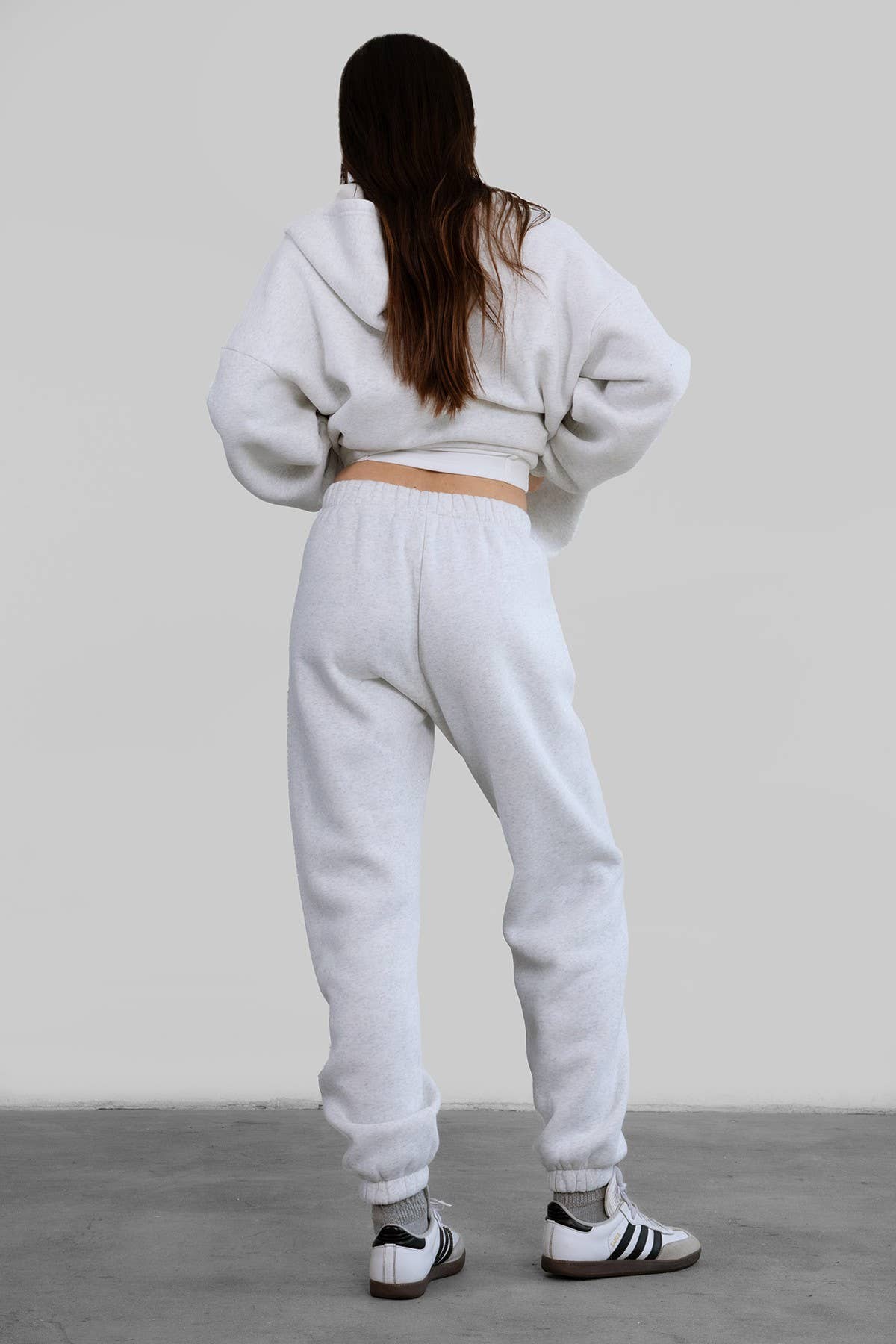 DOVE  Plush Fleece Lounge High Waist Sweatpants With Pockets