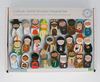 Catholic Saints Wooden Magnets