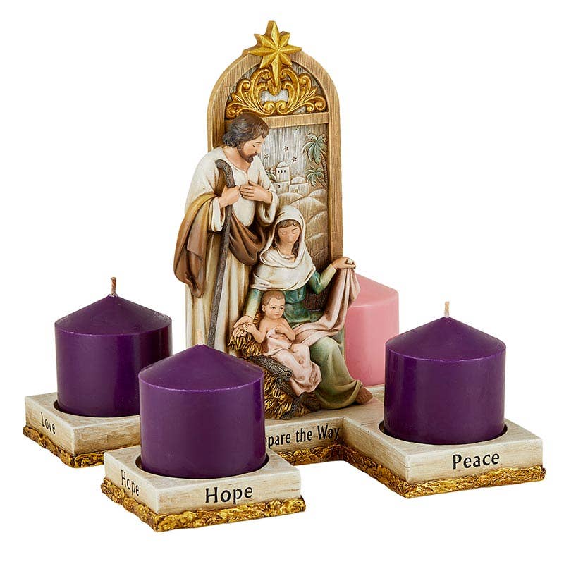 Prepare the Way Advent Candleholder