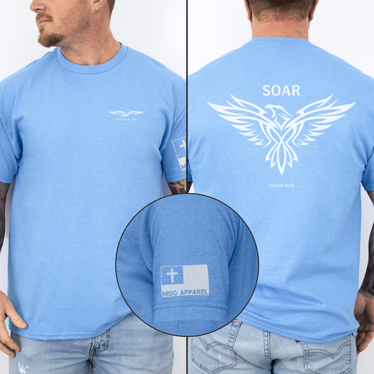 Mount Up and Soar Christian Graphic Tee