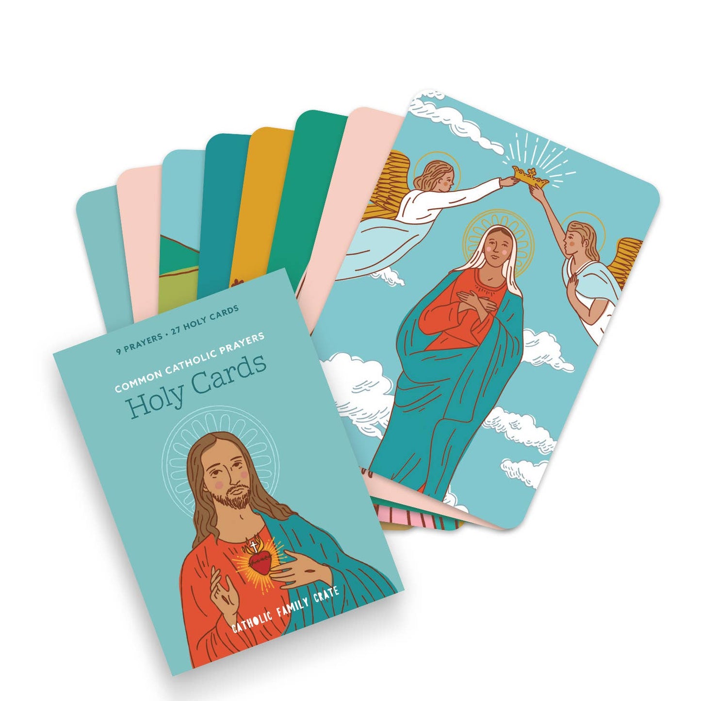 Holy Cards - Catholic Prayers (28 cards)