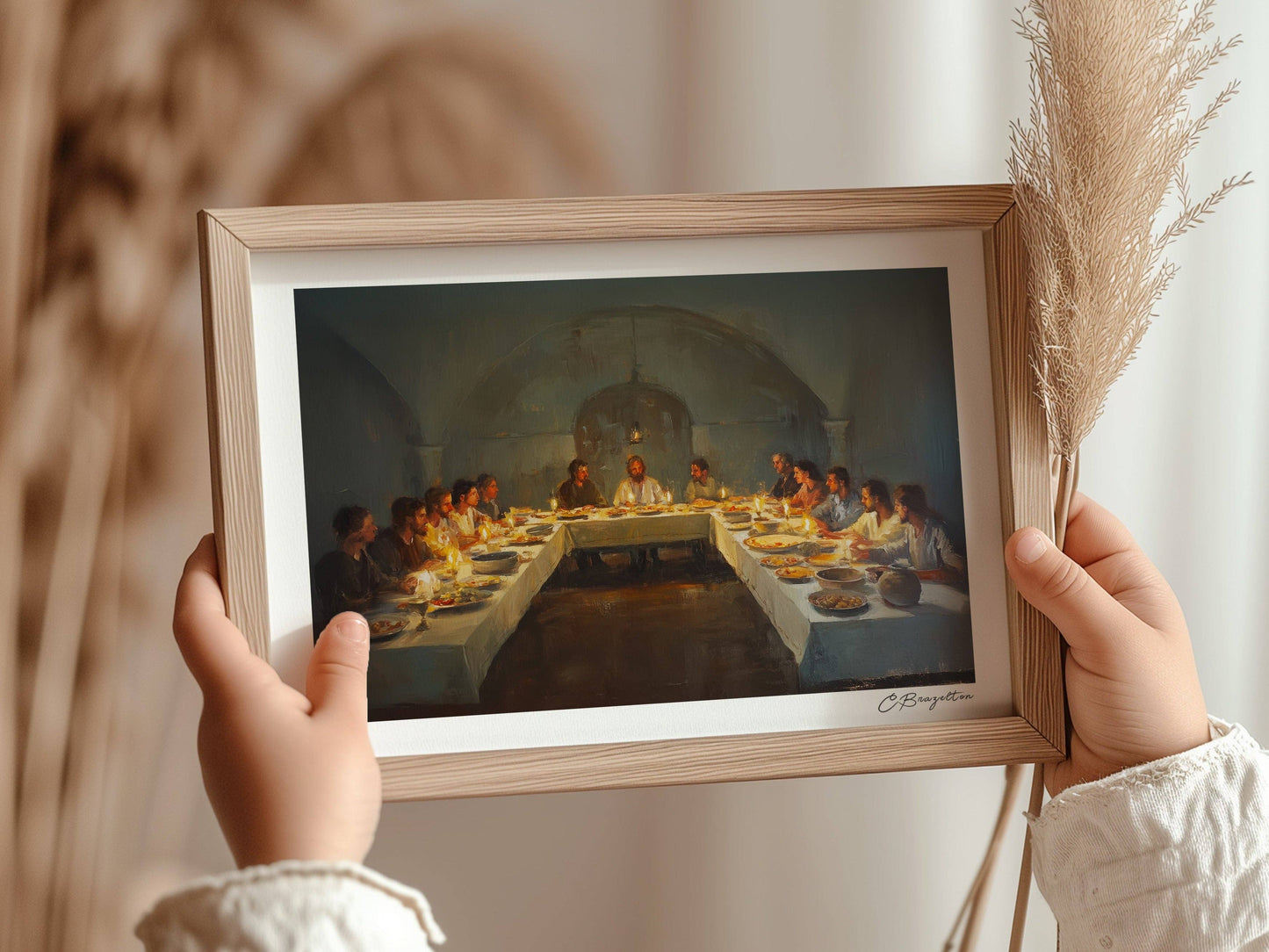 In Remembrance Last Supper Fine Art Print