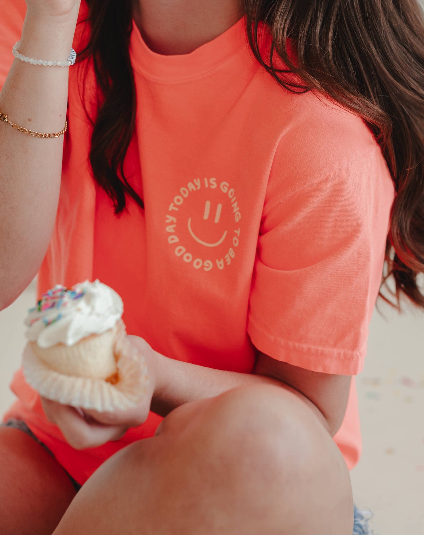 Good Day Tee - Neon Orange | Christian Tee