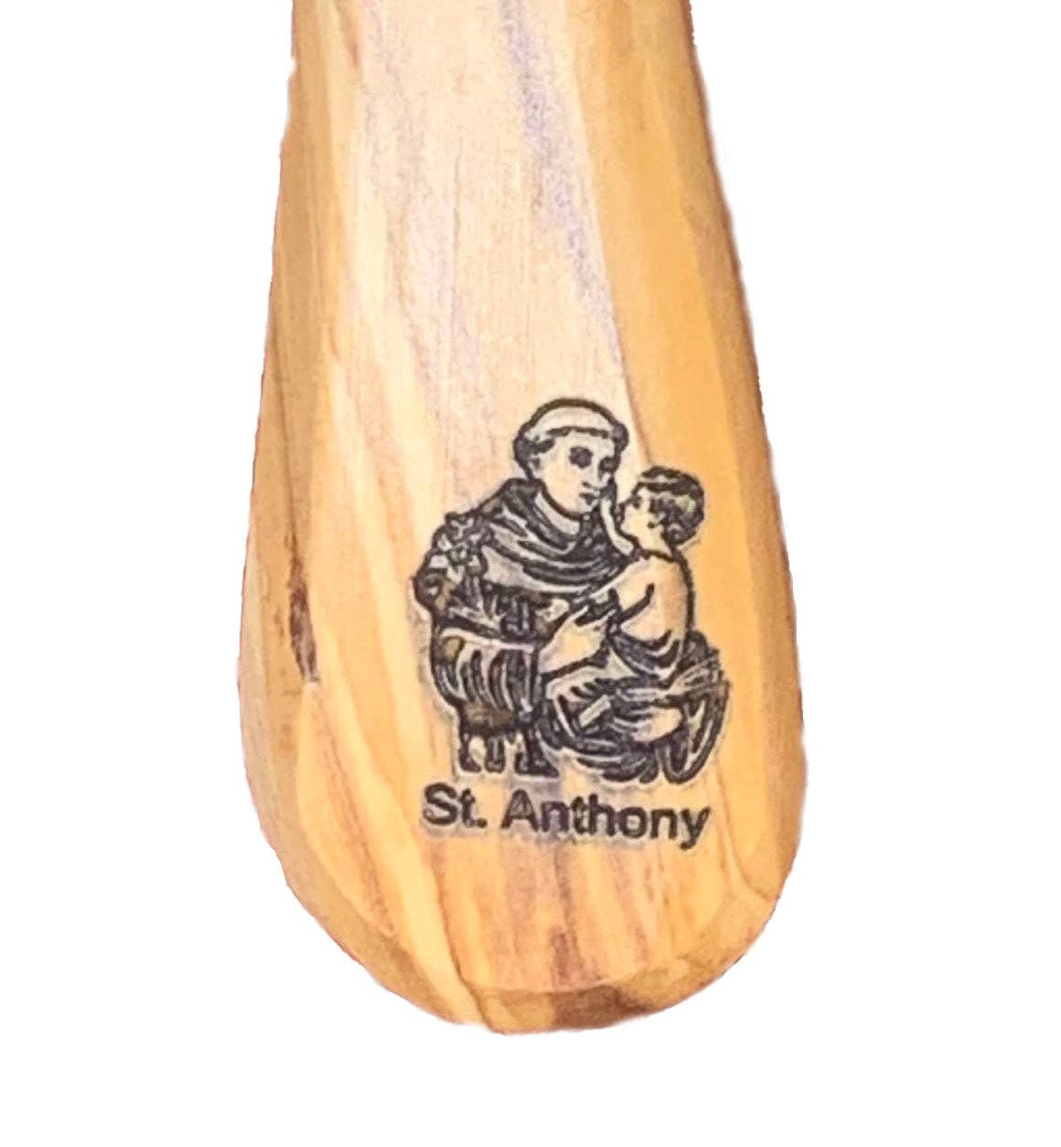 Saint Anthony - Engraved Holding Cross