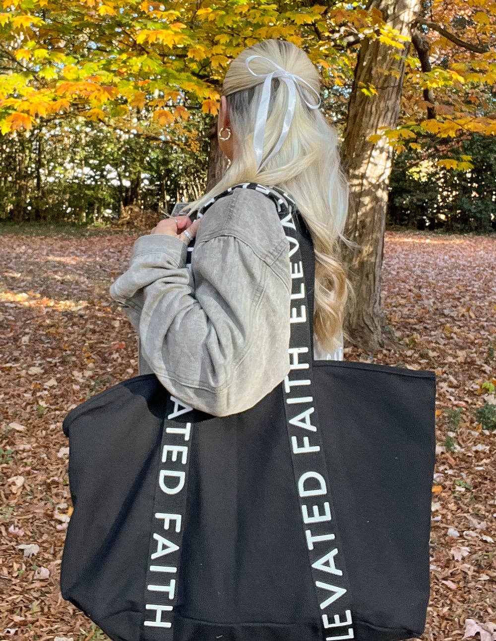 The Large Everyday Black Tote