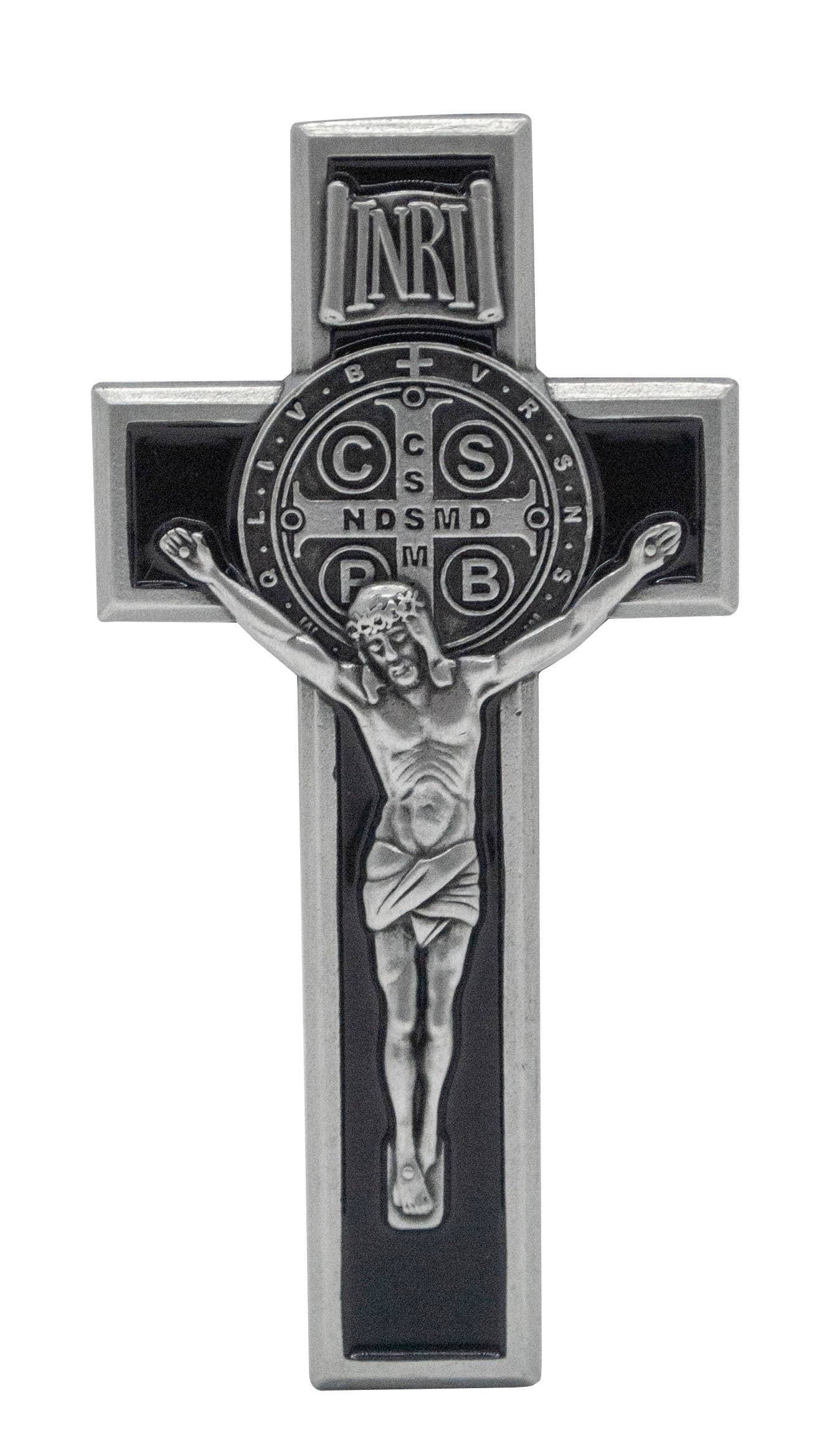 Black St. Benedict Visor Clip