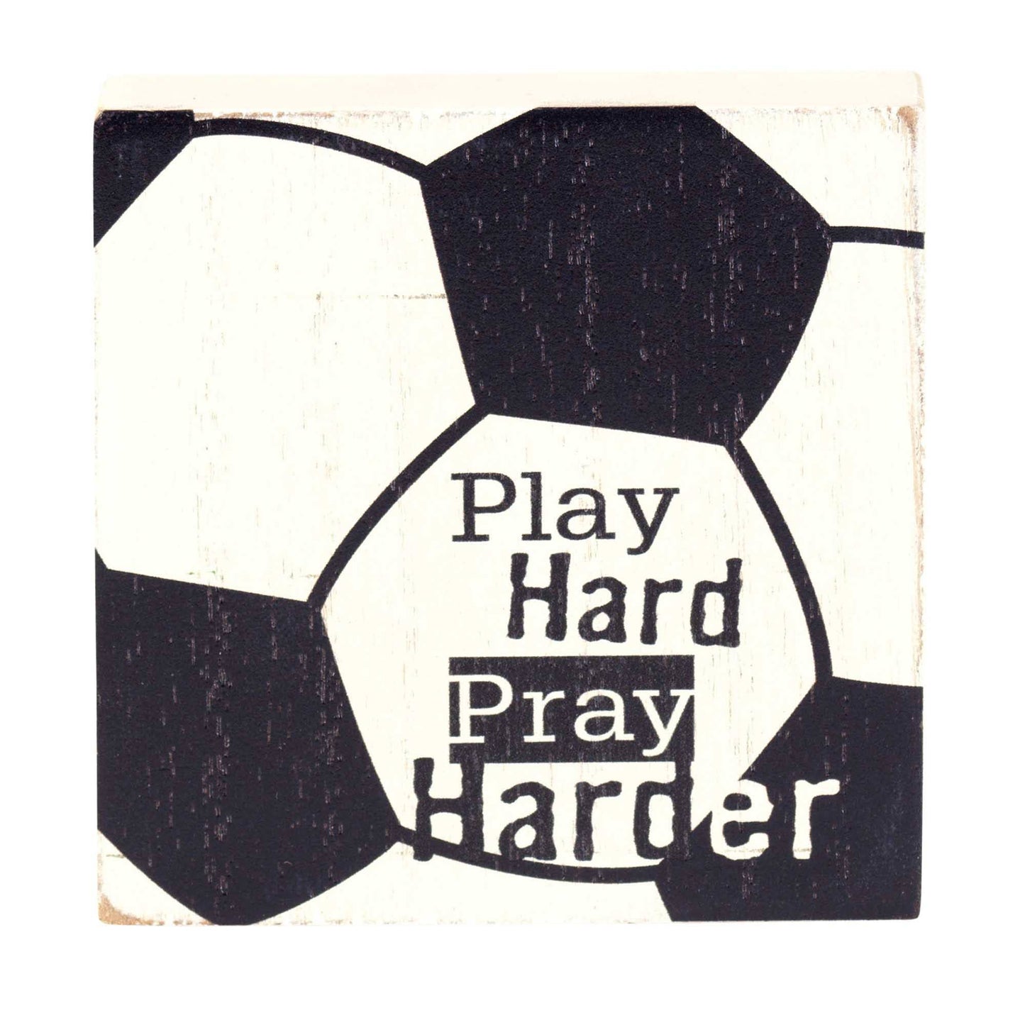 SOCCER 2 CHRONICLES 15:7 TABLETOP PLAQUE