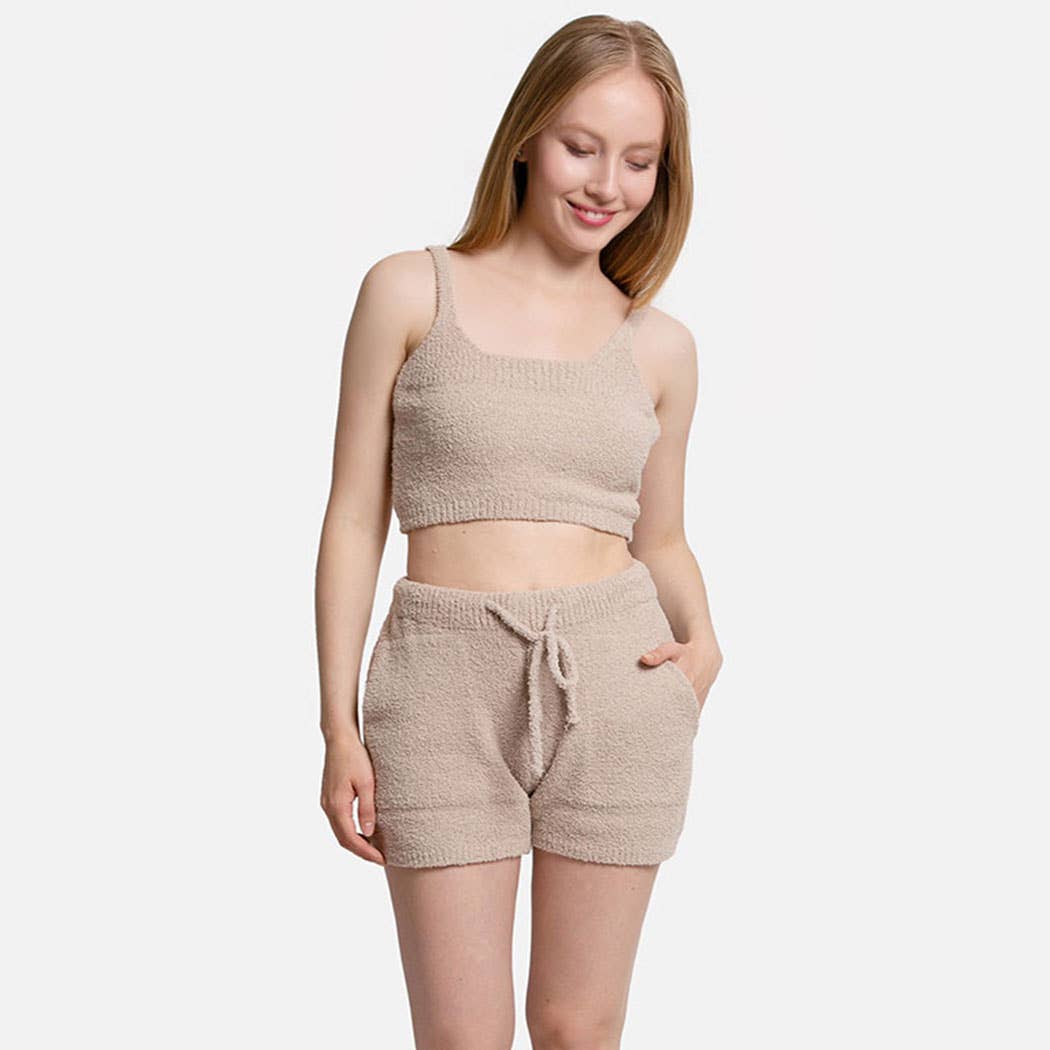 Women's Solid Color Crop Top