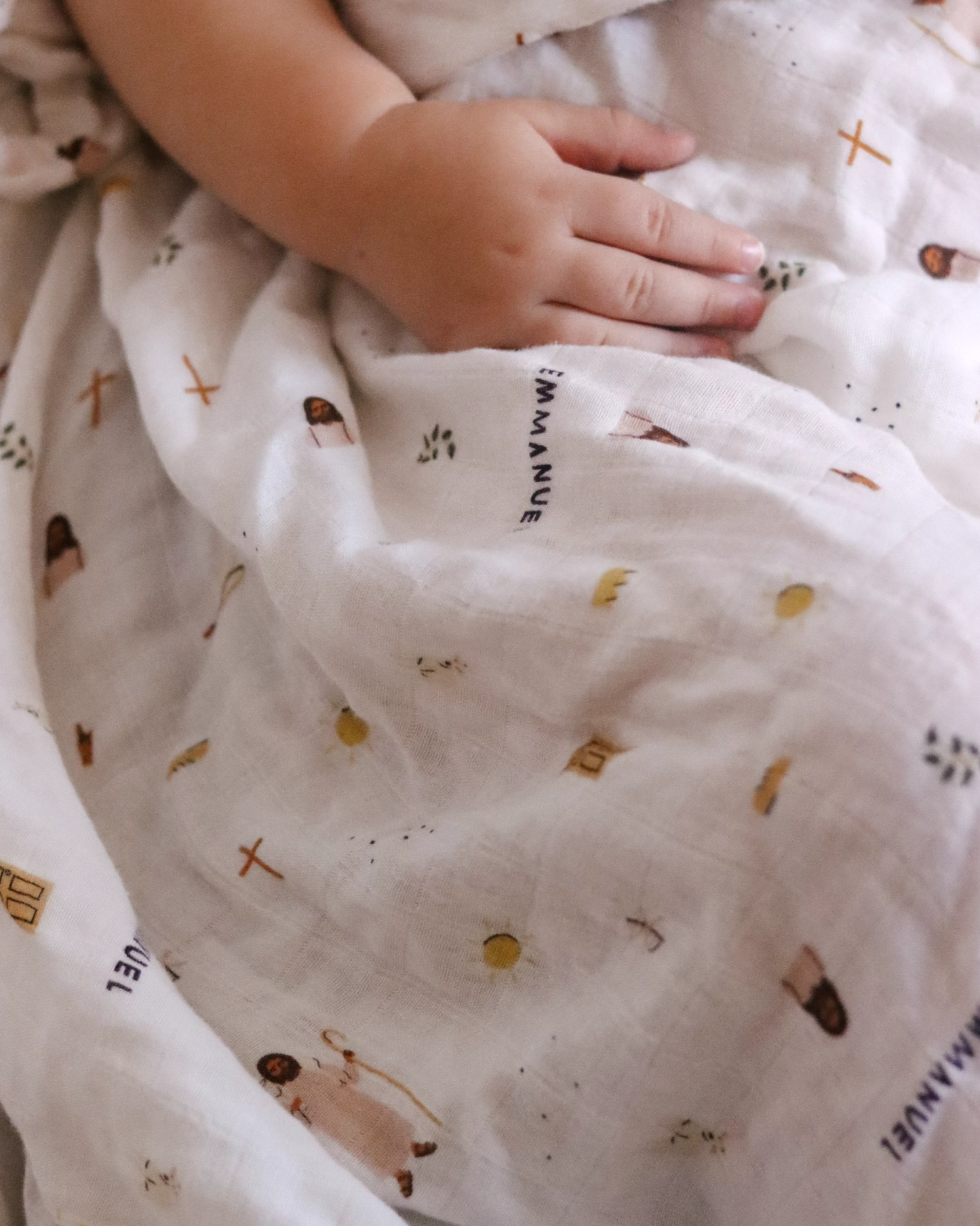 Muslin Swaddle Saint Francis