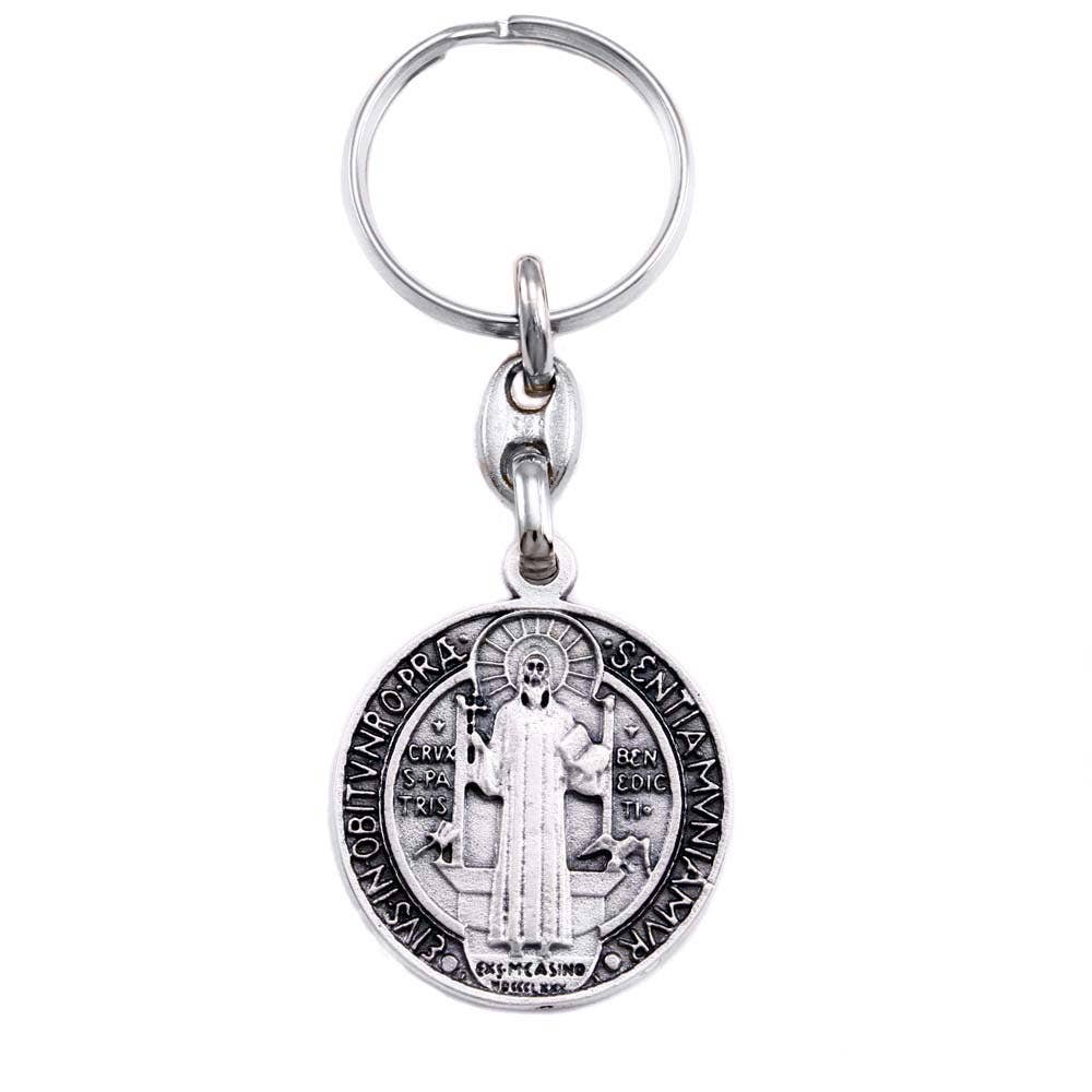 Keyring Saint Benedict Medal