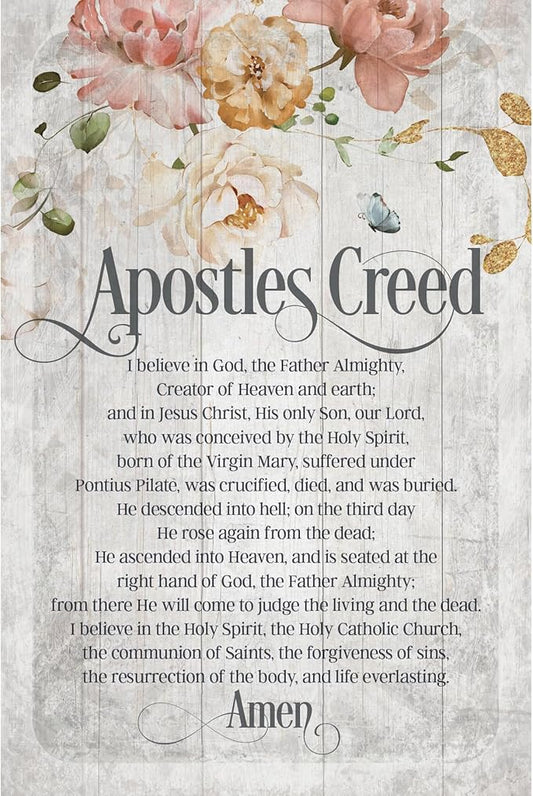 Apostles' Creed Plaque