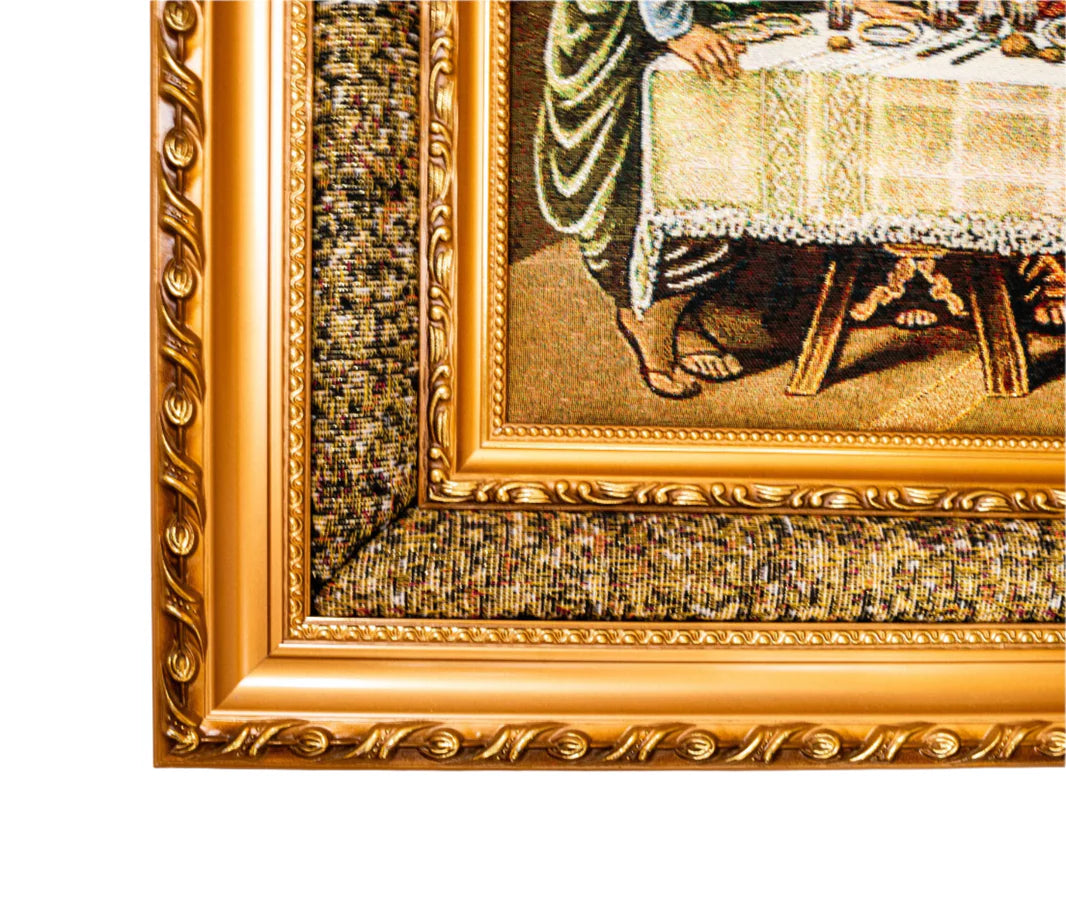 Last Supper Double Padded Frame 39"