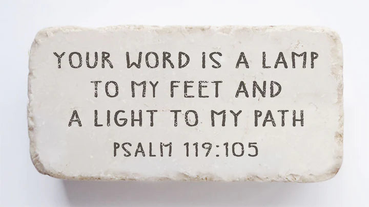 Stone Art Psalm 119:105