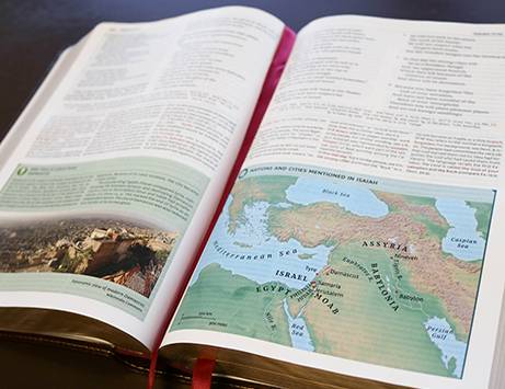 NKJV Study Bible, Full Color Edition Cranberry Leathersoft