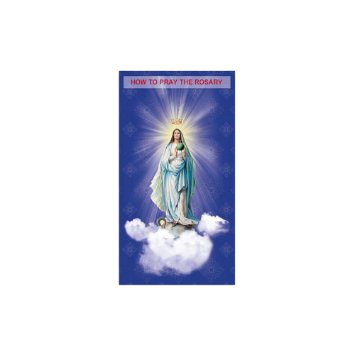 How to Pray the Rosary Folded Card