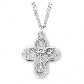 Four-Way Medal with Holy Spirit