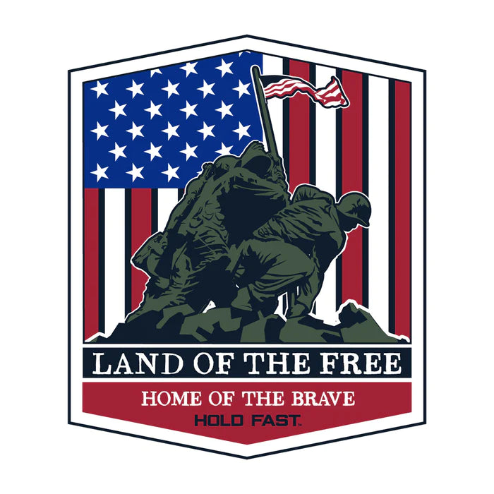 Land of the Free Vinyl Sticker