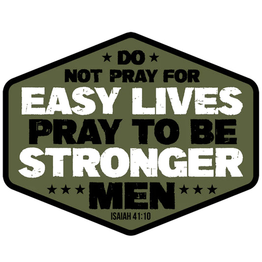 Stronger Men Vinyl Sticker